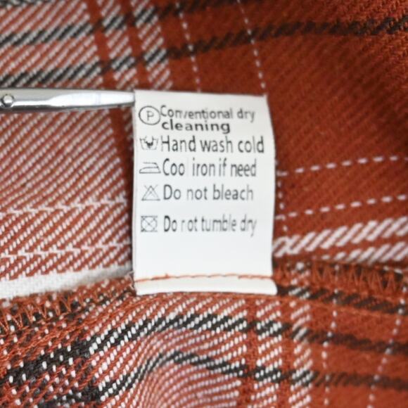 Amazon Womens L Plaid Long Sleeve Button Down Shirt - Picture 9 of 9